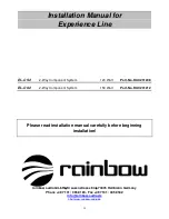 Preview for 14 page of Rainbow EL-C5.2 Installation Manual