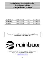 Preview for 11 page of Rainbow IL-C4.2 E Series User Manual