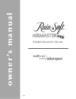 RainSoft Airmaster DFS Owner'S Manual preview