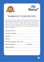 Preview for 28 page of Rainy FL-150 User Manual