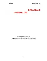 Preview for 22 page of Raisecom RCMS2504-240 User Manual