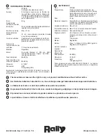 Preview for 28 page of Rally FYX850 Instruction Manual