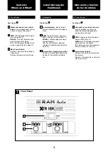 Preview for 5 page of RAM XTR-18K Operation Manual