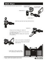 Preview for 5 page of RAMM Tuscany Stall Front Installation Instructions Manual