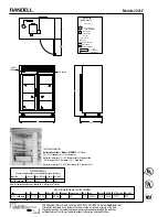 Preview for 2 page of Randell 2021F Specifications