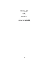 Preview for 19 page of Randell 9550A Operator'S Manual