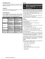 Preview for 4 page of Randell CR9039-290 Operator'S Manual