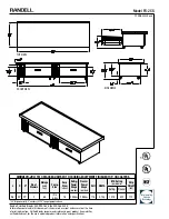 Preview for 6 page of Randell FX Series FX-1 Specifications