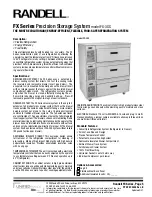 Preview for 9 page of Randell FX Series FX-1 Specifications