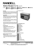 Randell RANFG FTA-2 Specifications preview