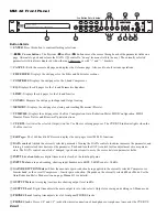 Preview for 2 page of Rane MM 42 Operator'S Manual