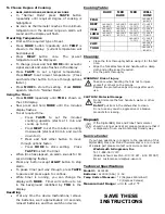 Preview for 2 page of Range Master RL3012B Quick Start Manual