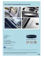 Preview for 36 page of Rangemaster Elise 110 Dual Fuel User'S Manual & Installation Instructions