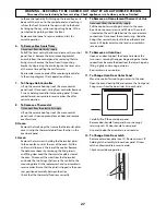 Preview for 27 page of Rangemaster Toledo XT Electric Users Manual & Installation