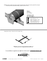 Preview for 4 page of Ranger 16-U6078 Installation Manual