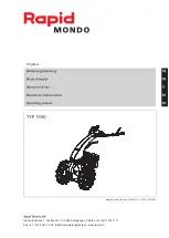 Rapid Technic Mondo Operating Manual preview