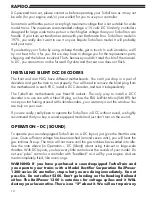 Preview for 10 page of Rapido Trains Turbo PDC-28 Manual