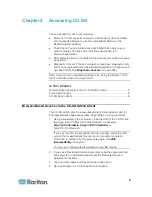 Preview for 23 page of Raritan CCA-0N-V5.1-E Administration Manual