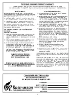 Preview for 25 page of Rasmussen DF-AFB20-ME-N-B Owner'S Manual