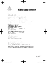 Preview for 18 page of Rasonic RMC-B6 Operation Manual