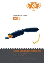 Preview for 1 page of RASOR RS1S Use And Maintenance Instructions