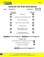 Preview for 2 page of Rata Vogal Spreadmax 45 Operation Maintenance & Parts Manual