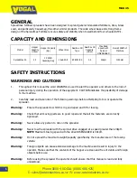 Preview for 5 page of Rata Vogal Spreadmax 45 Operation Maintenance & Parts Manual