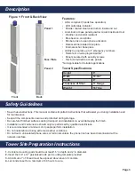 Preview for 3 page of Rath 2100-TLL Landline 12v Tower Installation & Operation Manual