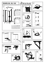 Preview for 3 page of RAVAK ELEGANCE ESKR2 100 Mounting Procedure