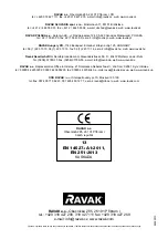 Preview for 17 page of RAVAK KASKADA RONDA PU Installation Instructions Manual