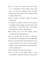 Preview for 16 page of Ravanson OT-1500B Original Instructions Manual