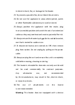 Preview for 17 page of Ravanson OT-1500LED Original Instructions Manual