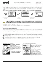 Preview for 26 page of Ravelli DUAL SUPER 9 Use And Maintenance Manual