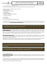 Preview for 10 page of Ravelli Ecotek FLOW LINE Installer Manual