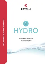 Ravelli Hydro Use And Maintenance Manual preview