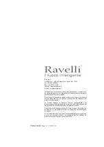 Preview for 186 page of Ravelli RBC 8010 Use And Maintenance Manual