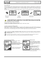 Preview for 28 page of Ravelli Vela 7 C Use And Maintenance Manual