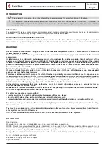 Preview for 4 page of Ravelli Vittoria V Use And Maintenance Manual