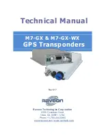 Raveon M7-GX Series Technical Manual preview