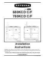 Rayburn 660 Installation Instructions Manual preview