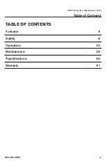 Preview for 3 page of Rayco RG13II Operator, Maintenance, & Parts Manual