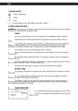 Preview for 6 page of Raydan Home 23039 Operating Instructions Manual