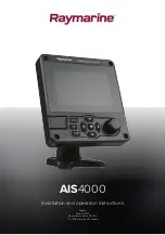 Raymarine AIS4000 Installation And Operation Instructions Manual preview