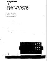 Preview for 2 page of Raymarine Raynav 575 User Manual