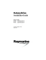 Preview for 2 page of Raymarine Rotary Drive Installation Manual