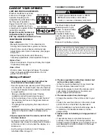 Preview for 25 page of Raynor ULTRA SAFETY SIGNAL 2595RGD Owner'S Manual