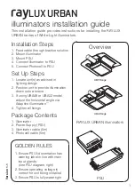 Raytec RAYLUX URBAN UBA48 Installation Manual preview