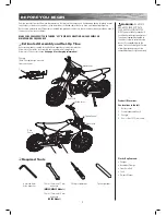 Preview for 4 page of Razor Dirt Rocket SX500 Owner'S Manual