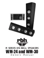 Preview for 1 page of RBH Sound WM-24 Owner'S Manual