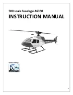 RC Aerodyne 500 scale fuselage AS350 Instruction Manual preview